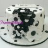 CreamyRush polka dot cake