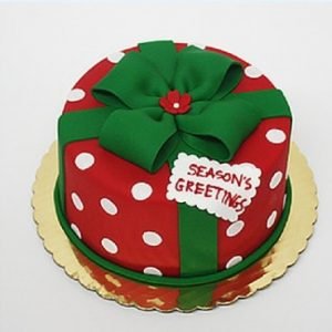 Neka's Abuja fondant Christmas cake