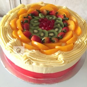Neka's fresh fruit cake