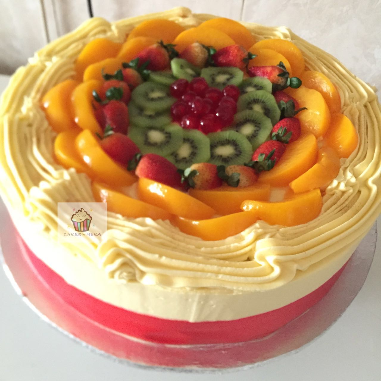 Neka's fresh fruit cake