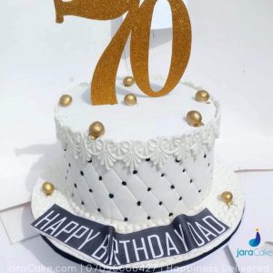 Simple HBD DAD Fondant