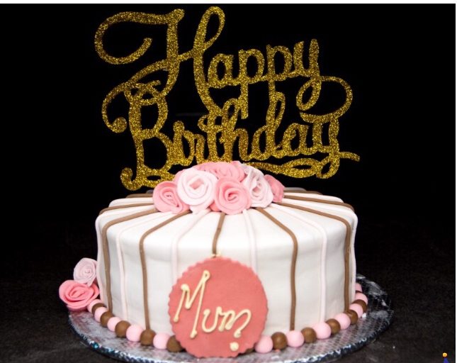 Classic Mum HBD Fondant