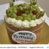 10" Naked Cake with fruits