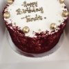 Red crumb cake