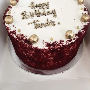 Simple porche red velvet Buttercream