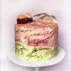 multi colur swiss meringue cake