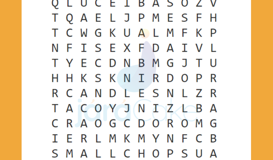 puzzles-jaracake 13 things you'll find at a birthday party