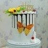 White-Choco Butterfly Cake